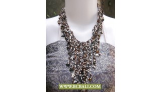 Mix Colors Squins Casandra Fashion with Stones Necklace